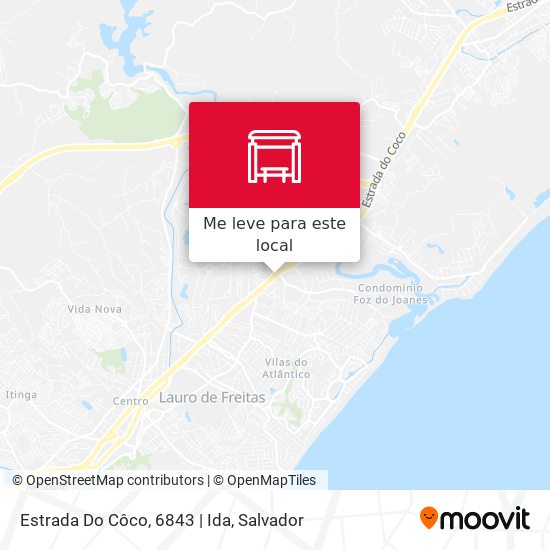Estrada Do Côco, 6843 | Ida mapa