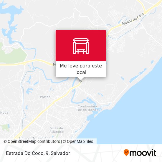 Estrada Do Coco, 9 mapa