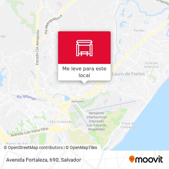Avenida Fortaleza, 690 mapa