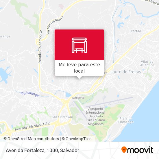 Avenida Fortaleza, 1000 mapa