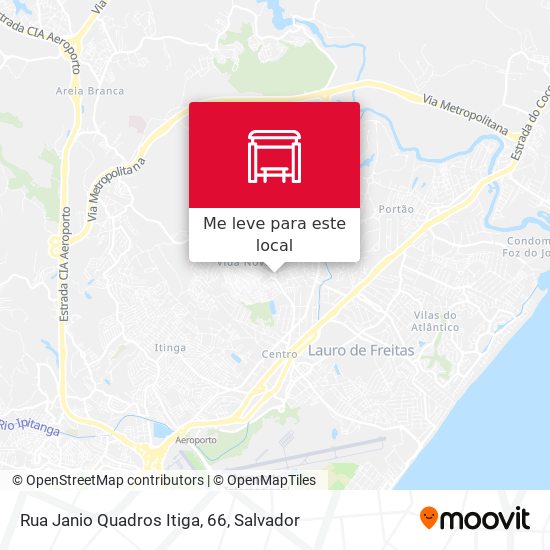 Rua Janio Quadros Itiga, 66 mapa