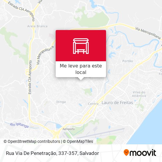 Rua Via De Penetração, 337-357 mapa