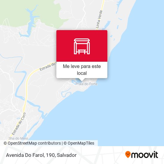 Avenida Do Farol, 190 mapa
