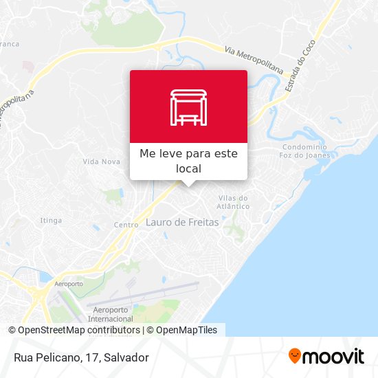 Rua Pelicano, 17 mapa