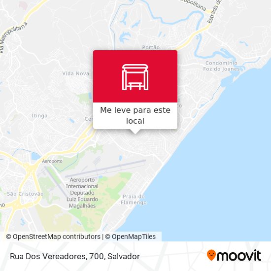 Rua Dos Vereadores, 700 mapa