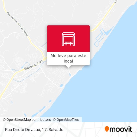 Rua Direta De Jauá, 17 mapa