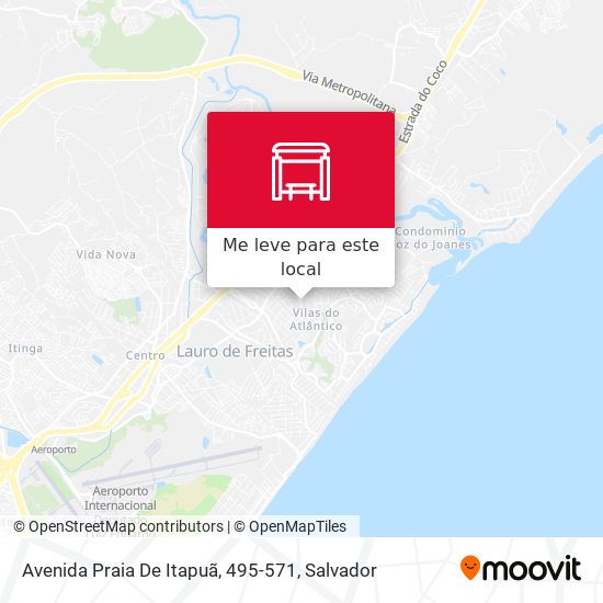 Avenida Praia De Itapuã, 495-571 mapa