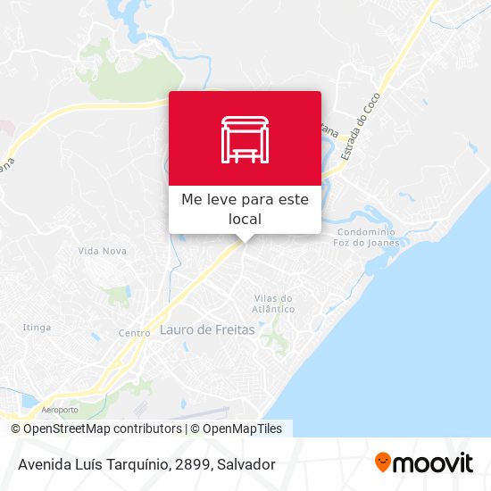 Avenida Luís Tarquínio, 2899 mapa