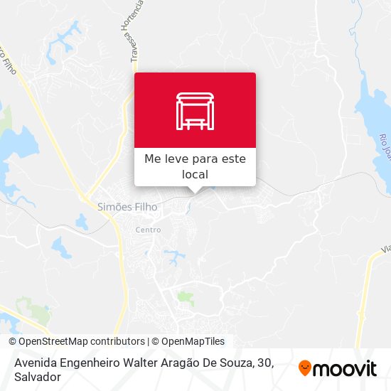 Avenida Engenheiro Walter Aragão De Souza, 30 mapa