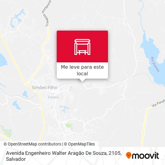 Avenida Engenheiro Walter Aragão De Souza, 2105 mapa