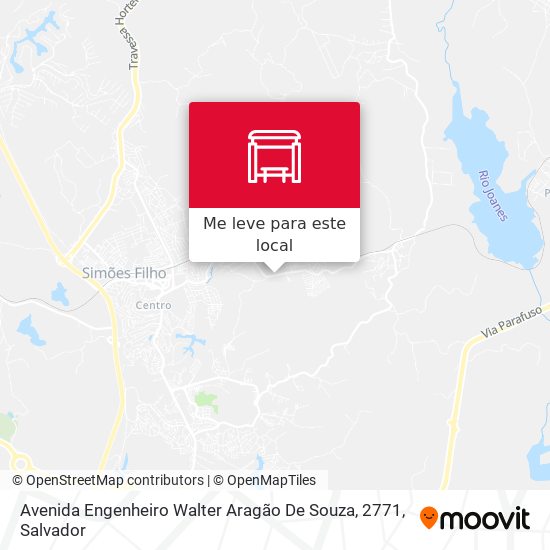 Avenida Engenheiro Walter Aragão De Souza, 2771 mapa