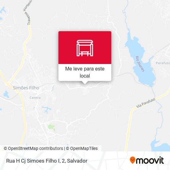 Rua H Cj Simoes Filho I, 2 mapa