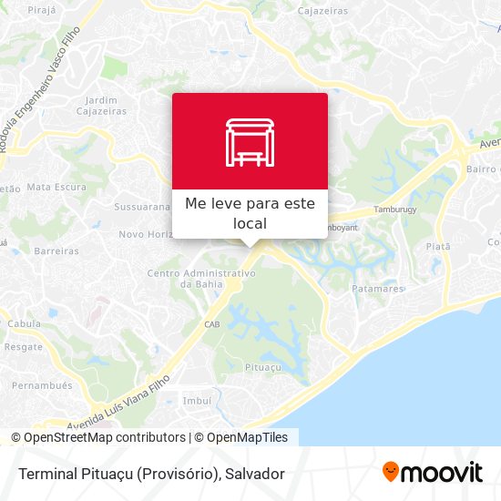 Terminal Pituaçu (Provisório) mapa