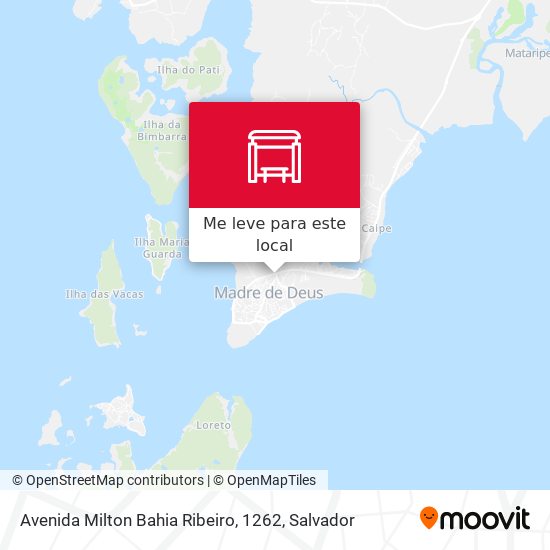 Avenida Milton Bahia Ribeiro, 1262 mapa