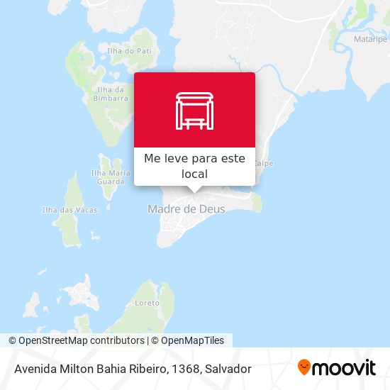 Avenida Milton Bahia Ribeiro, 1368 mapa