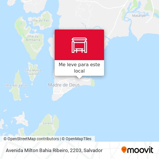 Avenida Milton Bahia Ribeiro, 2203 mapa