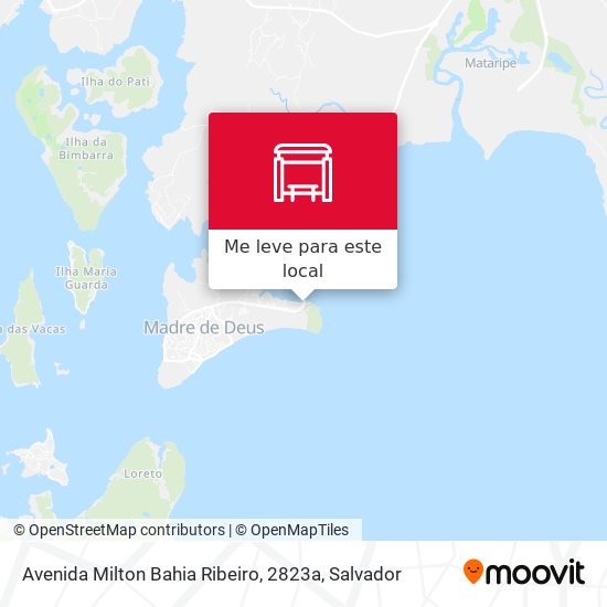 Avenida Milton Bahia Ribeiro, 2823a mapa