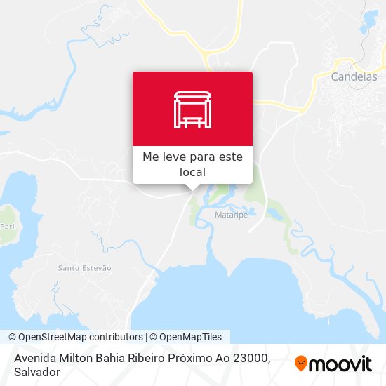 Avenida Milton Bahia Ribeiro Próximo Ao 23000 mapa