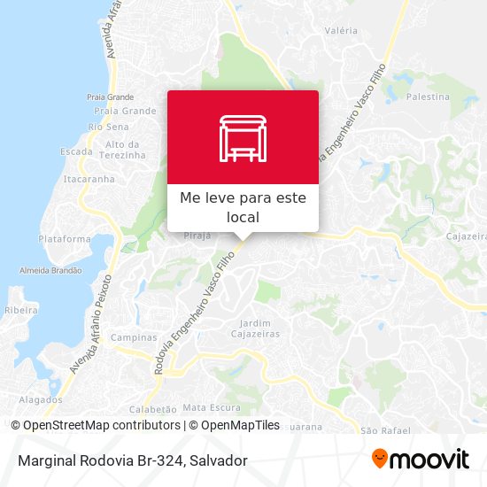 Marginal Rodovia Br-324 mapa
