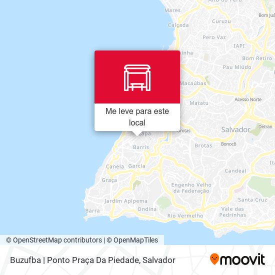 Buzufba | Ponto Praça Da Piedade mapa