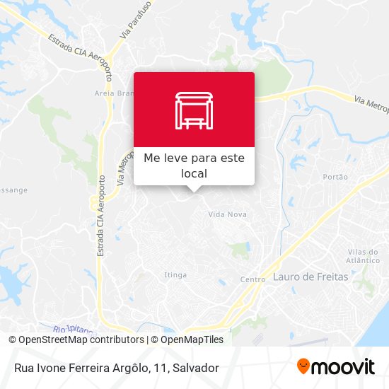 Rua Ivone Ferreira Argôlo, 11 mapa