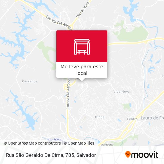 Rua São Geraldo De Cima, 785 mapa