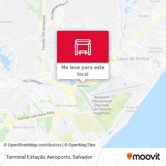 Terminal Estação Aeroporto mapa