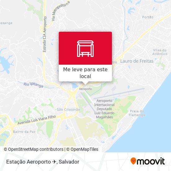 Estação Aeroporto ✈ mapa