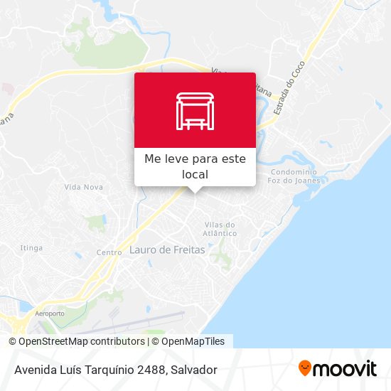 Avenida Luís Tarquínio 2488 mapa