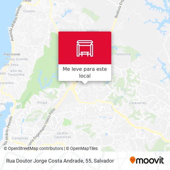 Rua Doutor Jorge Costa Andrade, 55 mapa