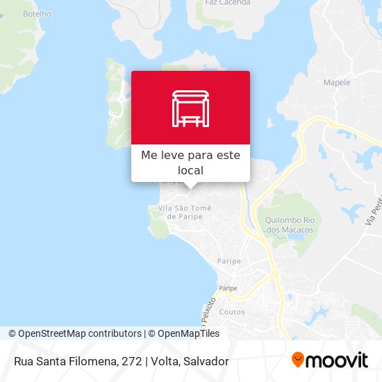 Rua Santa Filomena, 272 | Volta mapa