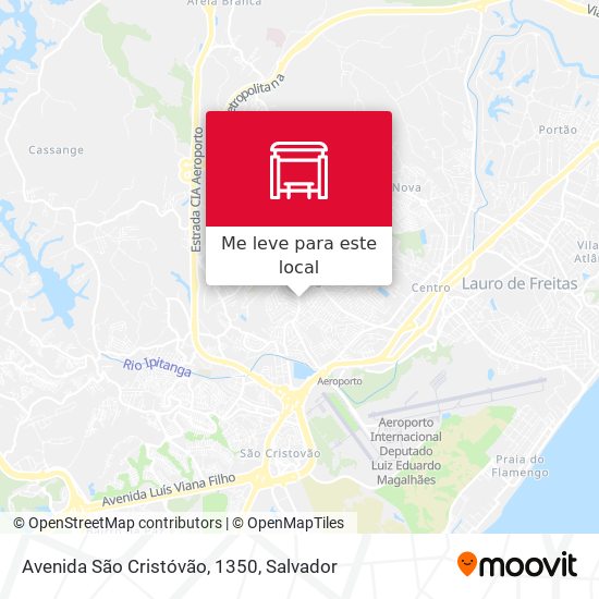 Avenida São Cristóvão, 1350 mapa