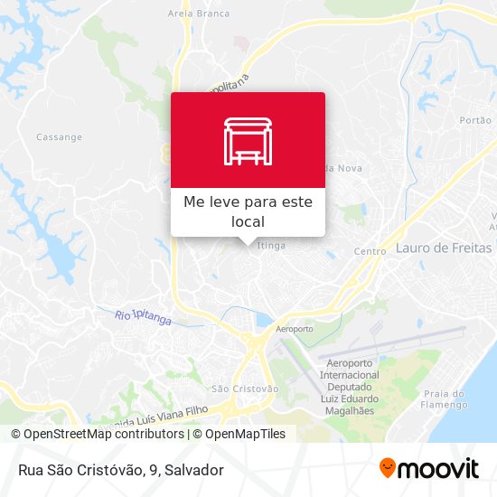 Rua São Cristóvão, 9 mapa