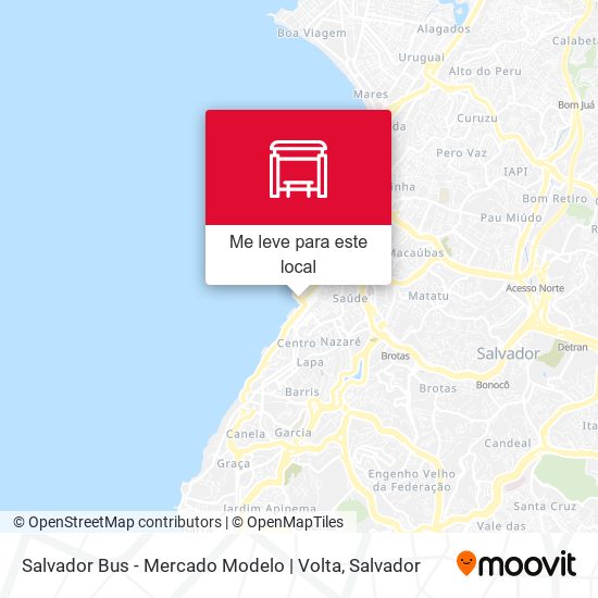 Salvador Bus - Mercado Modelo | Volta mapa