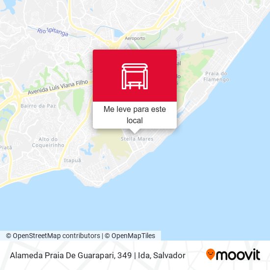 Alameda Praia De Guarapari, 349 | Ida mapa