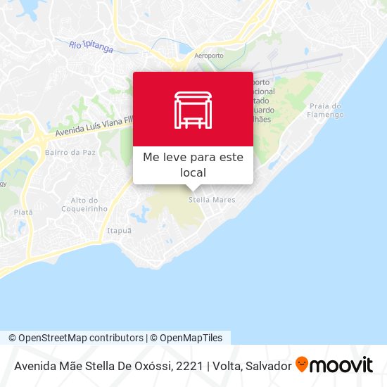 Avenida Mãe Stella De Oxóssi, 2221 | Volta mapa