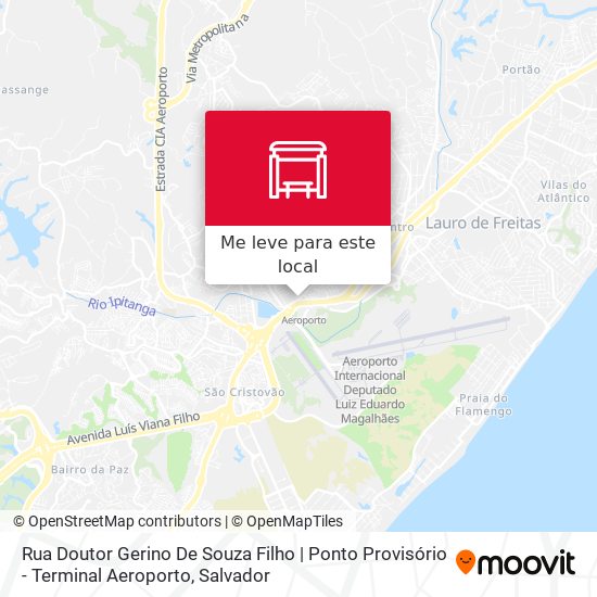 Rua Doutor Gerino De Souza Filho | Ponto Provisório - Terminal Aeroporto mapa