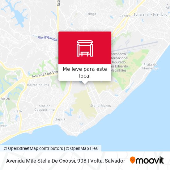 Avenida Mãe Stella De Oxóssi, 908 | Volta mapa