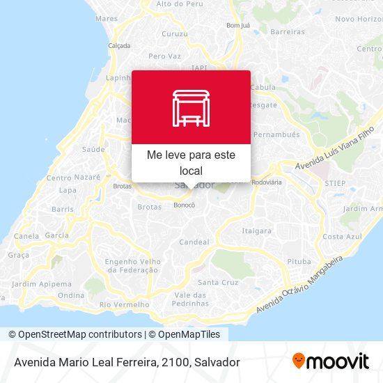 Avenida Mario Leal Ferreira, 2100 mapa