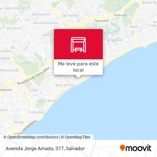 Avenida Jorge Amado, 377 mapa