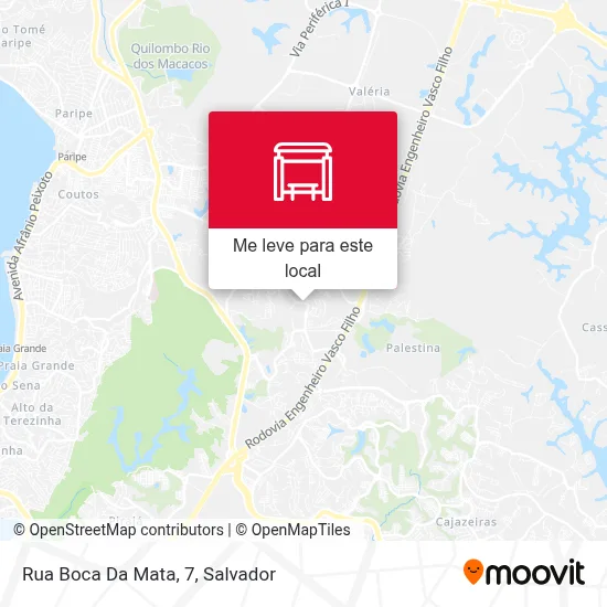 Rua Boca Da Mata, 7 mapa