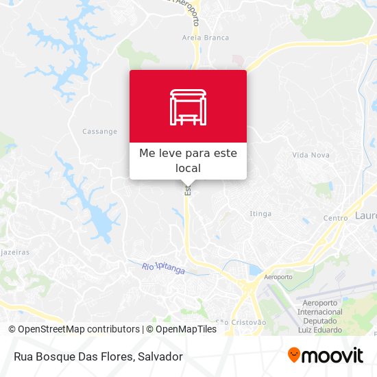 Rua Bosque Das Flores mapa