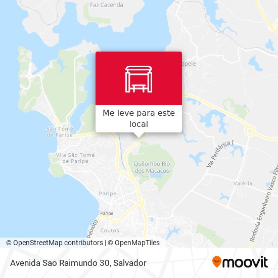 Avenida Sao Raimundo 30 mapa