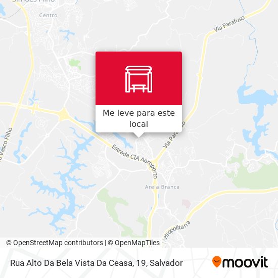 Rua Alto Da Bela Vista Da Ceasa, 19 mapa