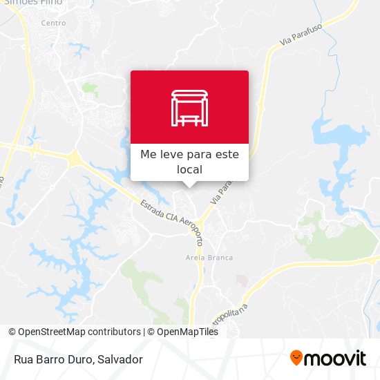 Rua Barro Duro mapa