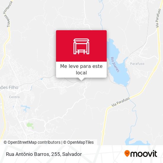 Rua Antônio Barros, 255 mapa