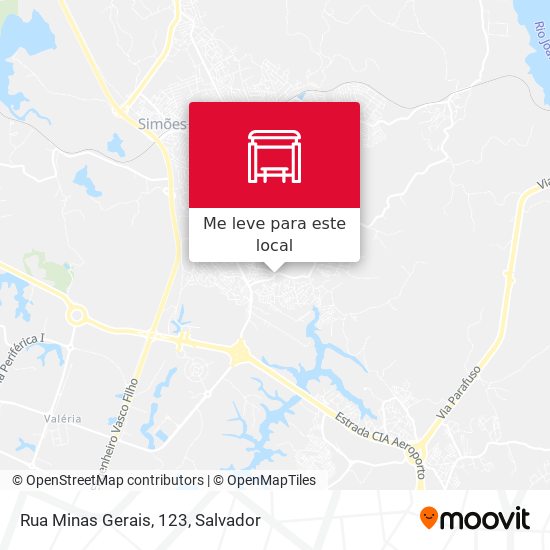 Rua Minas Gerais, 123 mapa