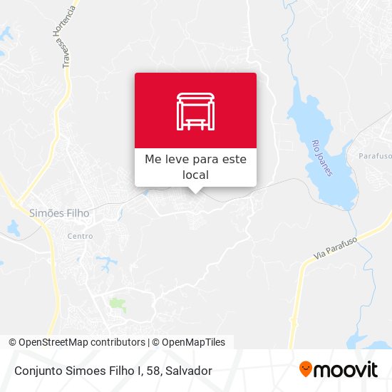 Conjunto Simoes Filho I, 58 mapa