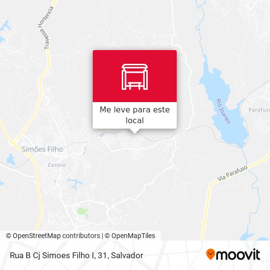Rua B Cj Simoes Filho I, 31 mapa