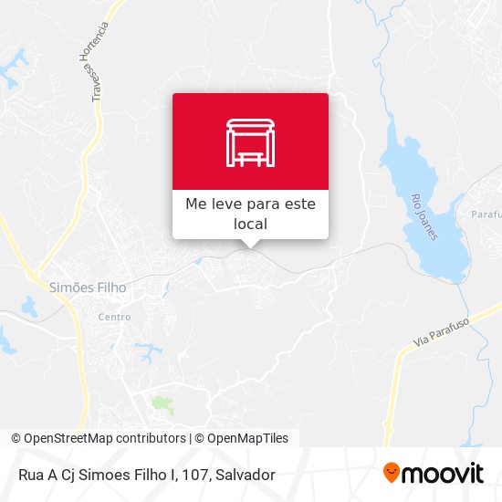 Rua A Cj Simoes Filho I, 107 mapa
